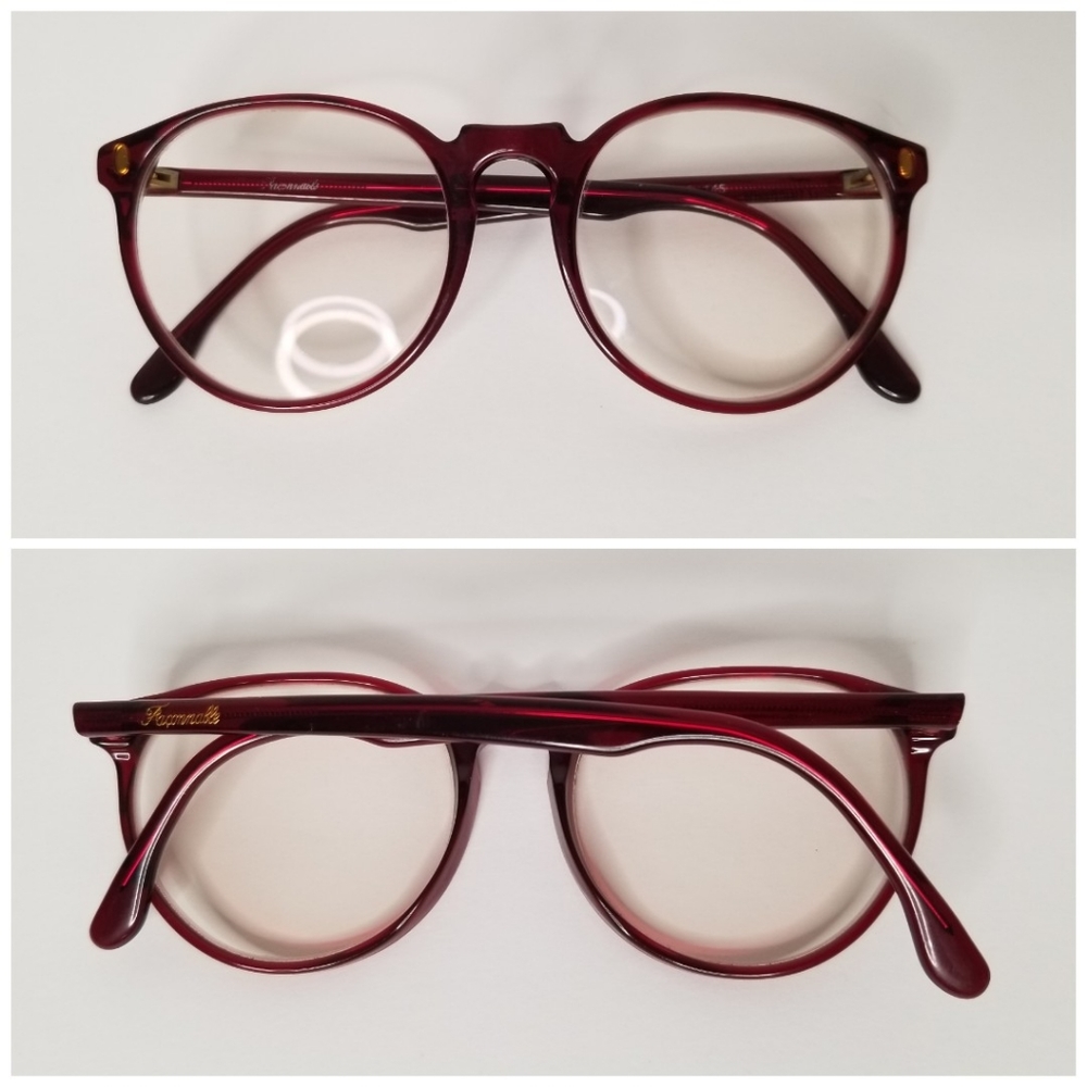 Faconnable Retro Wine Eyeglasses View 4